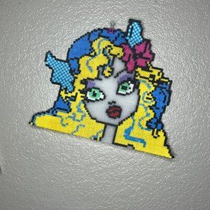 Lagoona Blue Monster High Perler Bead Wall Decor